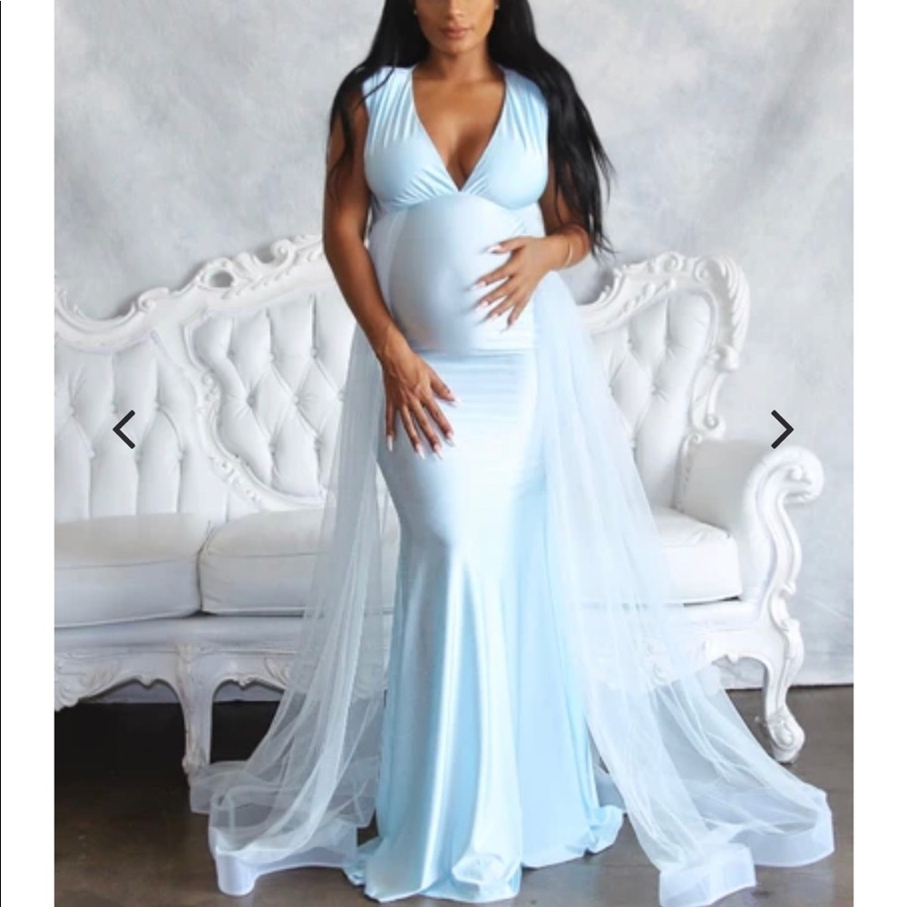 a lined dresses Women's Courtyard Stroll Ivory & Red Multi Linen Blend Floral Midi Dress | Size: M and a lightweight linen leg slit Size:M (10) Blue Baby Shower Dress
